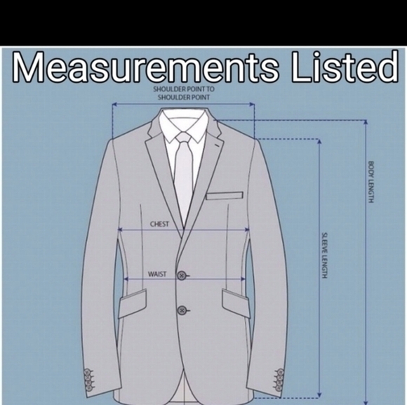 Vintage Ralph Lauren Pinned Strip 100% Wool Sport Suit Jacket Blazer  43/ 37 Reg - Picture 9 of 13